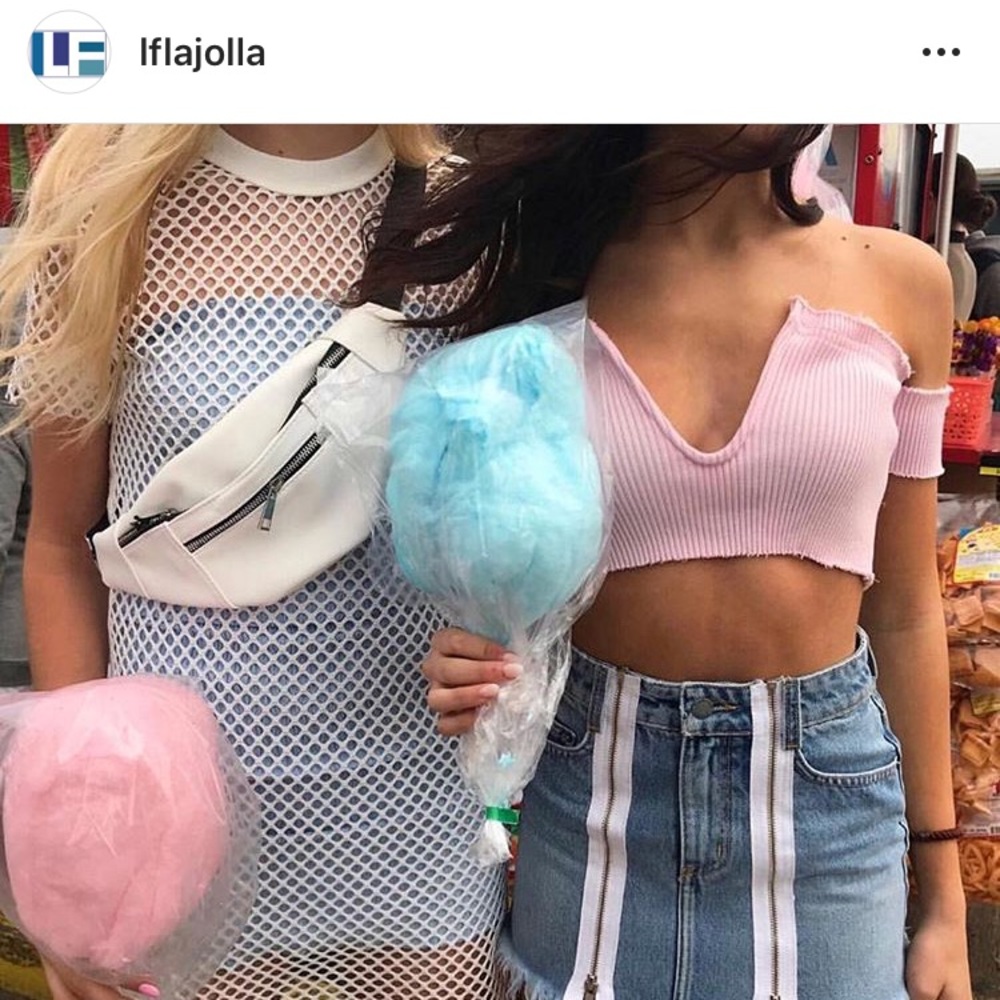 LF blue cotton candy dress